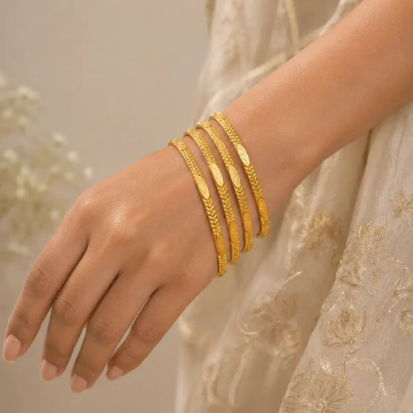 Panchaloha Lakshmi bangles